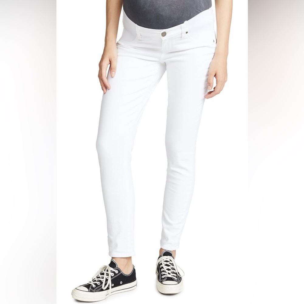 PAIGE Skyline Ankle Maternity Jeans